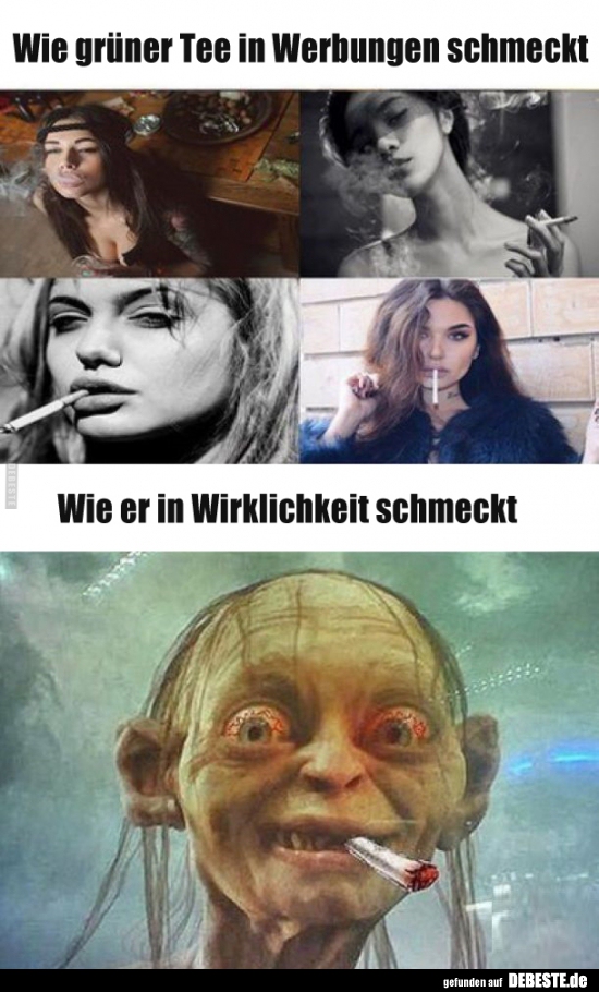 Wie rauchende Mädchen sich sehen / Wie ich sie sehe...