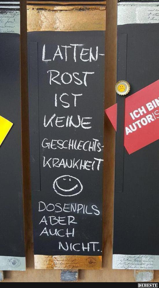 Lattenrost ist keine Geschlechtskrankheit.. - Lustige Bilder | DEBESTE.de