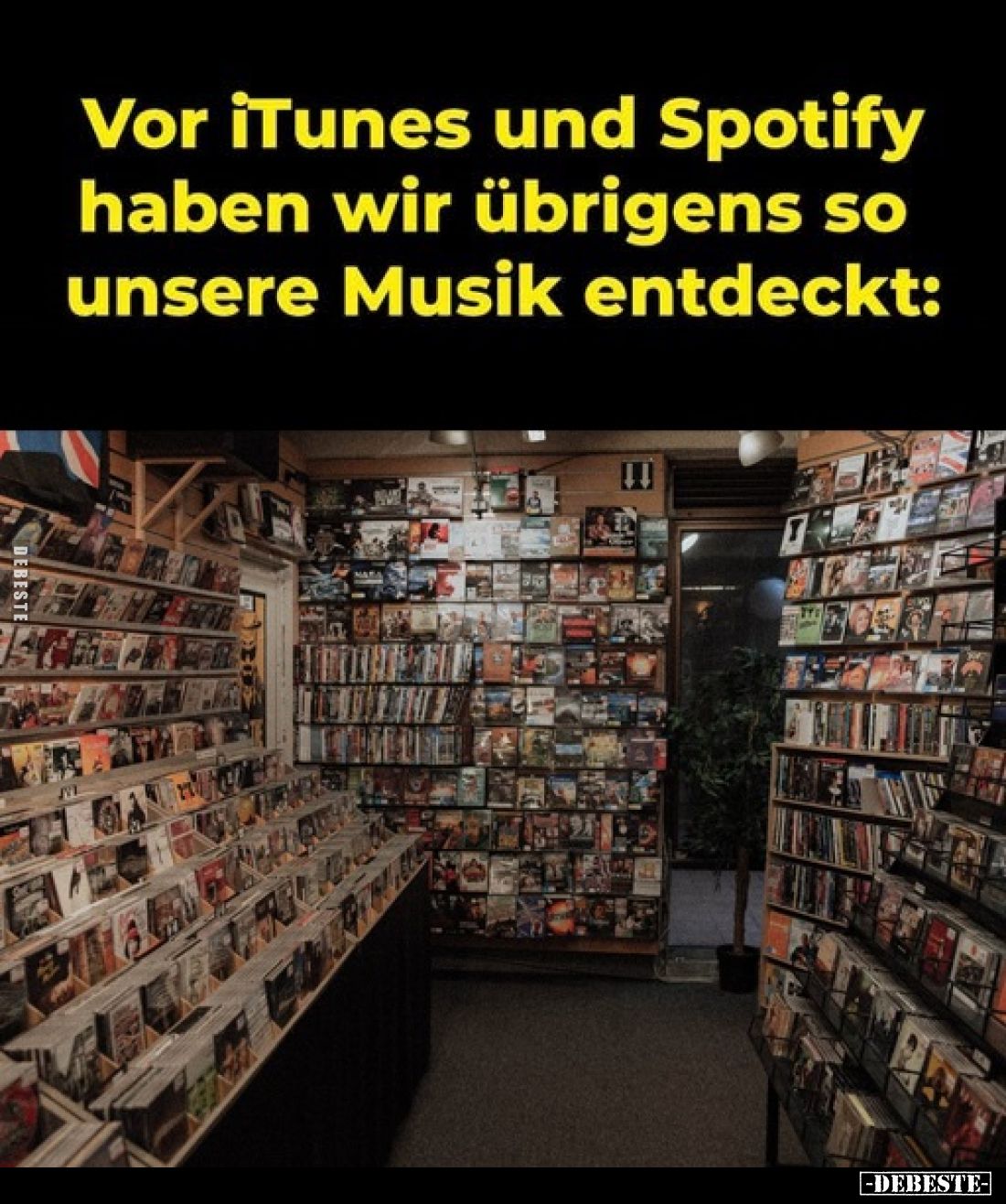 Vor iTunes und Spotify haben wir übrigens so unsere Musik entdeckt: