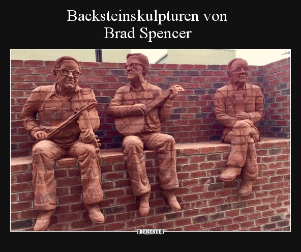 Backsteinskulpturen von Brad Spencer.. - Lustige Bilder | DEBESTE.de