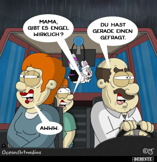 Mama, gibt es Engel wirklich?.. - Lustige Bilder | DEBESTE.de