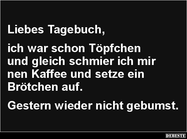 Liebes Tagebuch.. - Lustige Bilder | DEBESTE.de