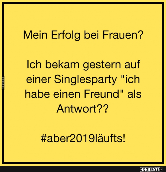 Mein Erfolg bei Frauen?