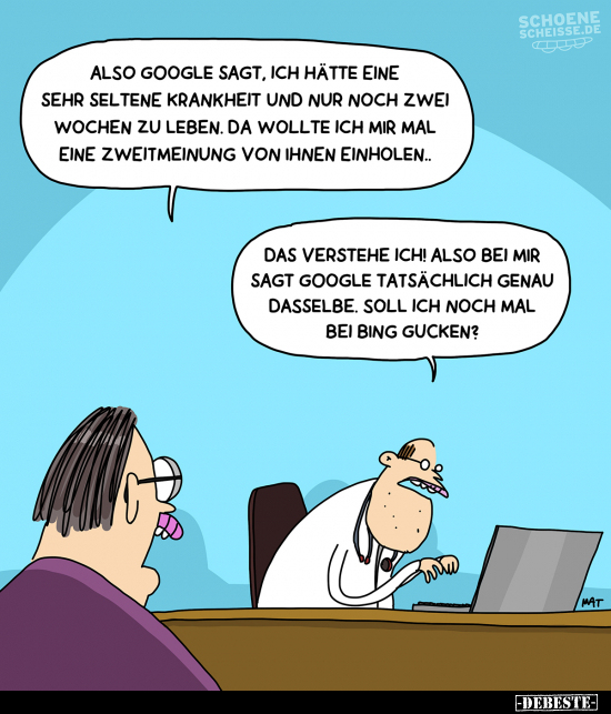 Also Google sagt, ich hätte eine sehr seltene Krankheit.. - Lustige Bilder | DEBESTE.de