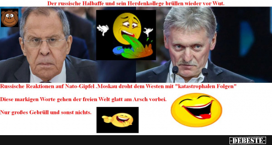 Putin lässt seine Kreml-Kojoten wieder klaffen. - Lustige Bilder | DEBESTE.de