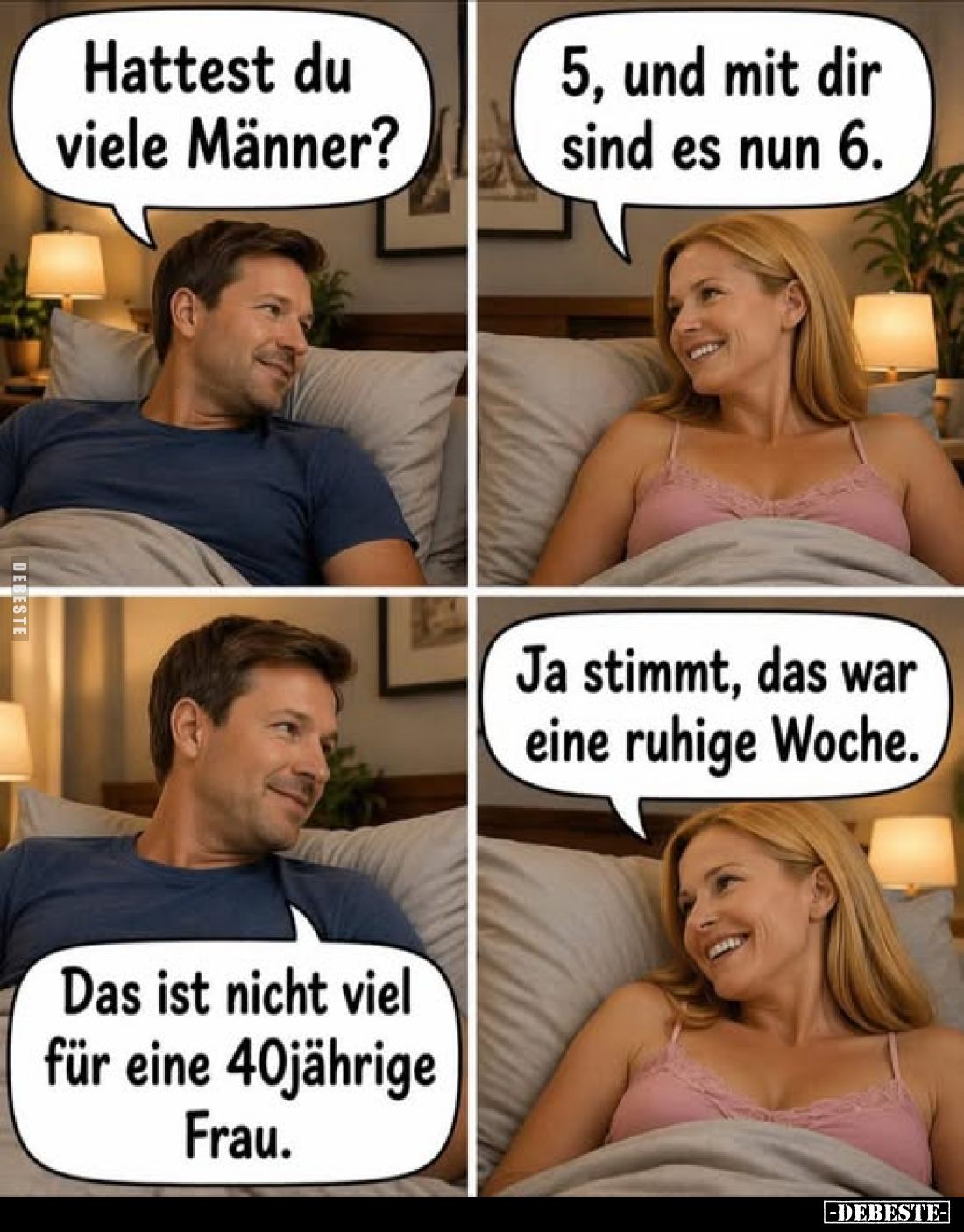 Hattest du viele Männer? 5, und mit dir sind es nun 6.. - Lustige Bilder | DEBESTE.de
