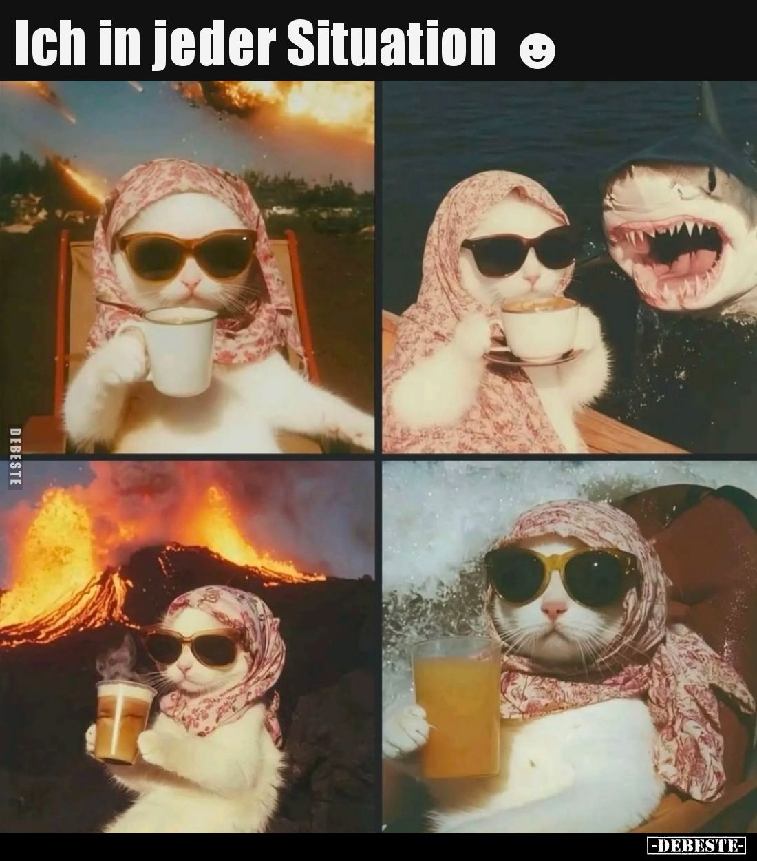 Ich in jeder Situation.