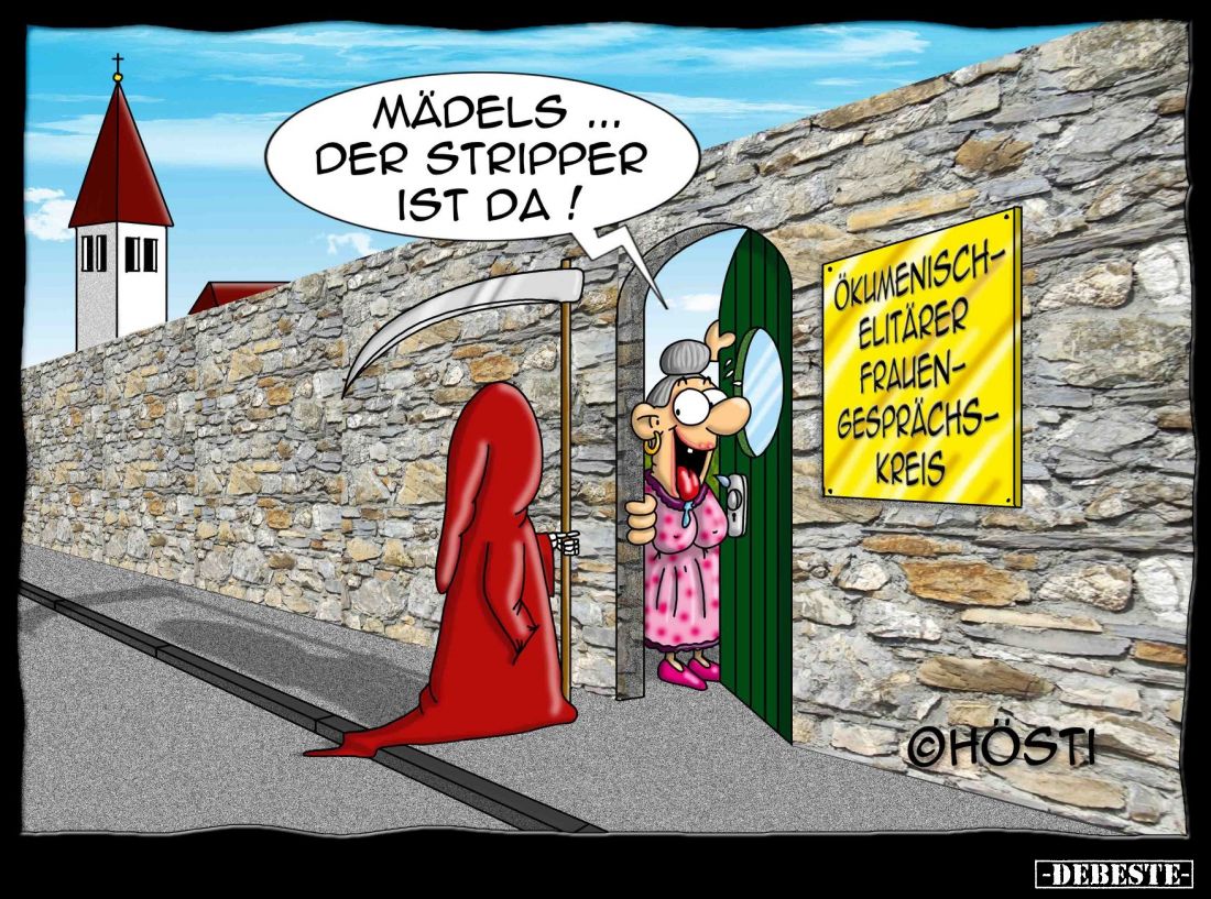 Mädels der Stripper ist da!