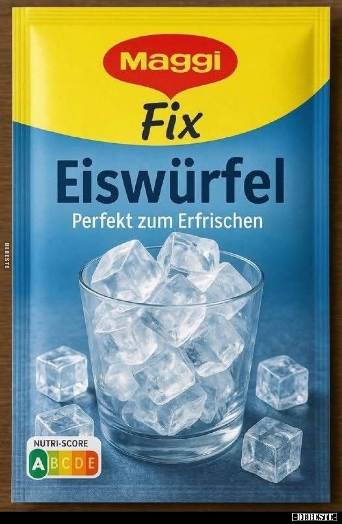 Maggi
Fix.
Eiswürfel.
Perfekt zum Erfrischen