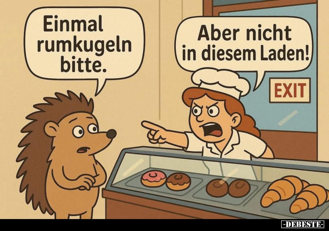 Einmal Rumkugeln bitte. -
Aber nicht in diesem Laden!