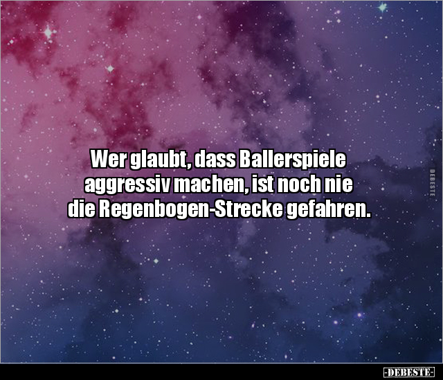Wer glaubt, dass Ballerspiele aggressiv machen, ist noch.. - Lustige Bilder | DEBESTE.de