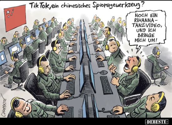 Tik Tok, ein chinesisches Spionagewerkzeug?.. - Lustige Bilder | DEBESTE.de
