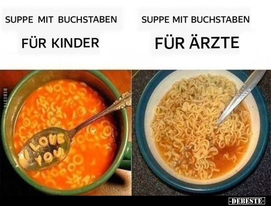 Suppe mit Buchstaben für Kinder.. - Lustige Bilder | DEBESTE.de