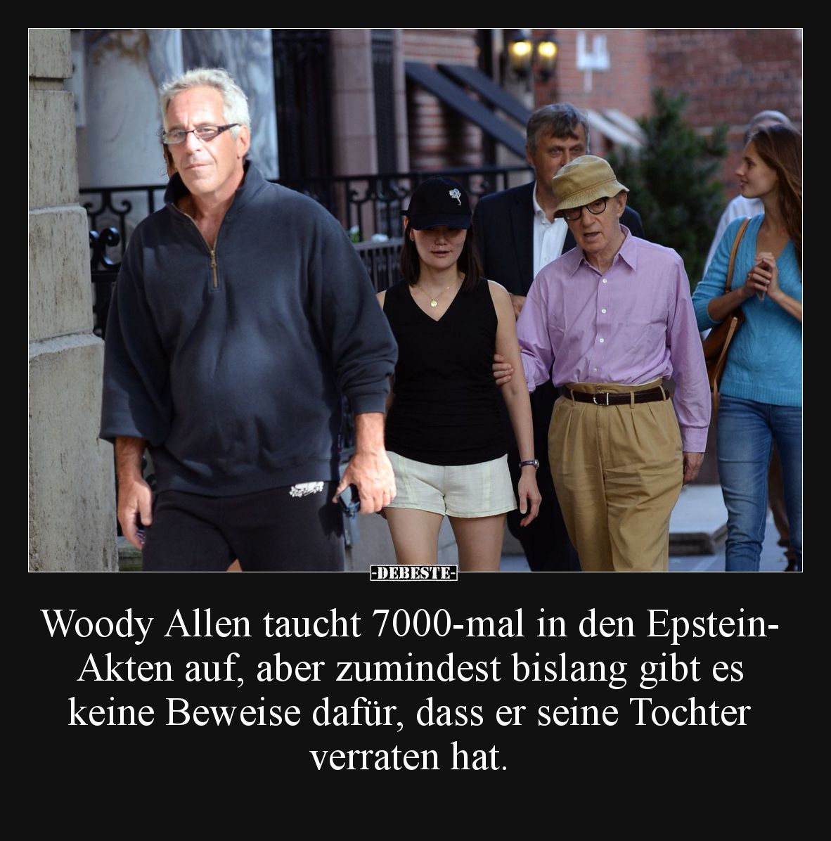 Woody Allen taucht 7000-mal in den Epstein-Akten auf, aber zumindest bislang gibt es keine Beweise dafür, dass er seine Tocht...