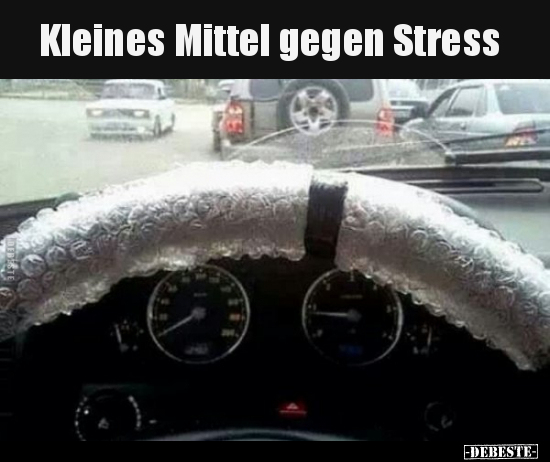 Kleines Mittel gegen Stress.. - Lustige Bilder | DEBESTE.de