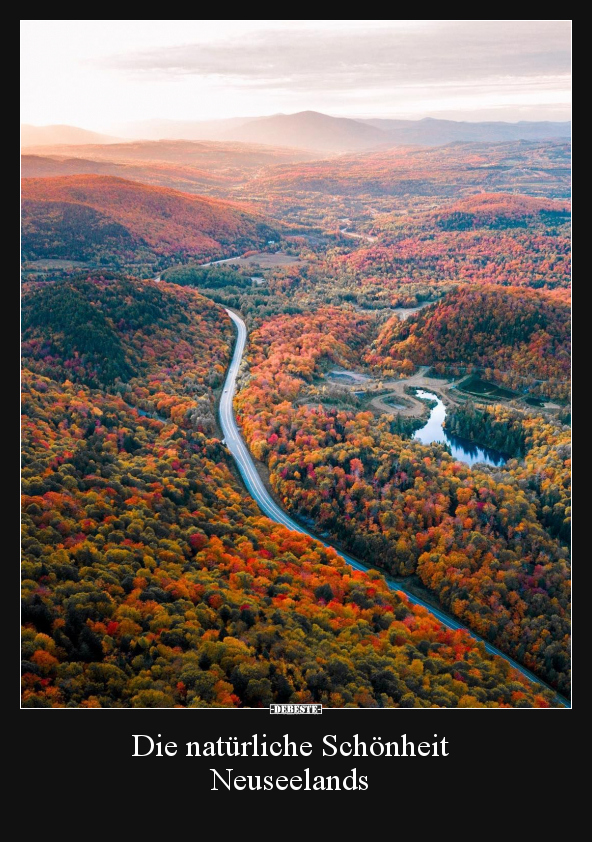 Die natürliche Schönheit Neuseelands..