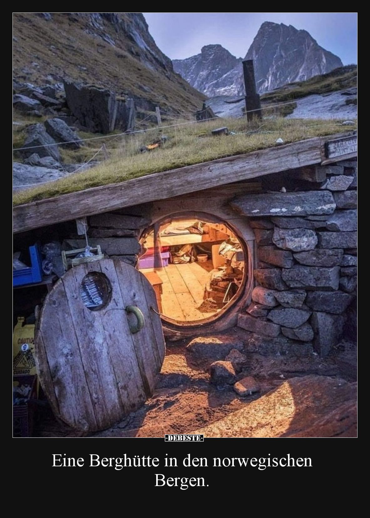 Eine Berghütte in den norwegischen Bergen... - Lustige Bilder | DEBESTE.de