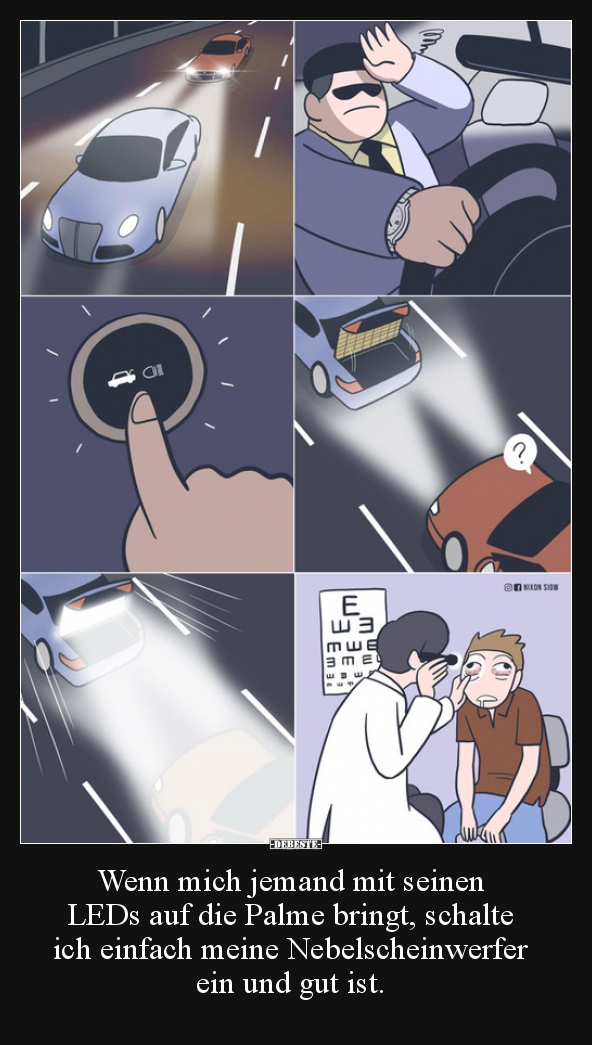Wenn mich jemand mit seinen LEDs auf die Palme bringt..