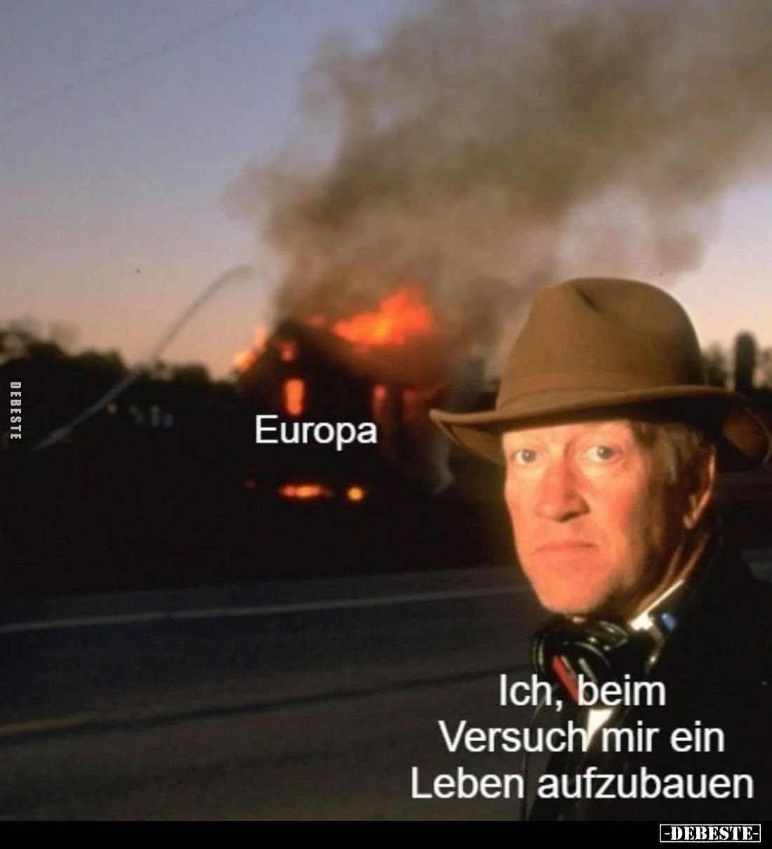 Europa
-
Ich, beim Versuch mir ein Leben aufzubauen