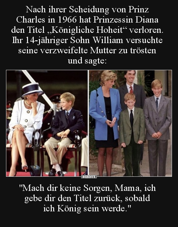 Nach ihrer Scheidung von Prinz Charles in 1966 hat.. - Lustige Bilder | DEBESTE.de