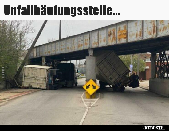 Unfallhäufungsstelle... - Lustige Bilder | DEBESTE.de