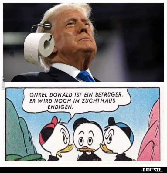 Onkel Donald ist ein Betrüger.. - Lustige Bilder | DEBESTE.de