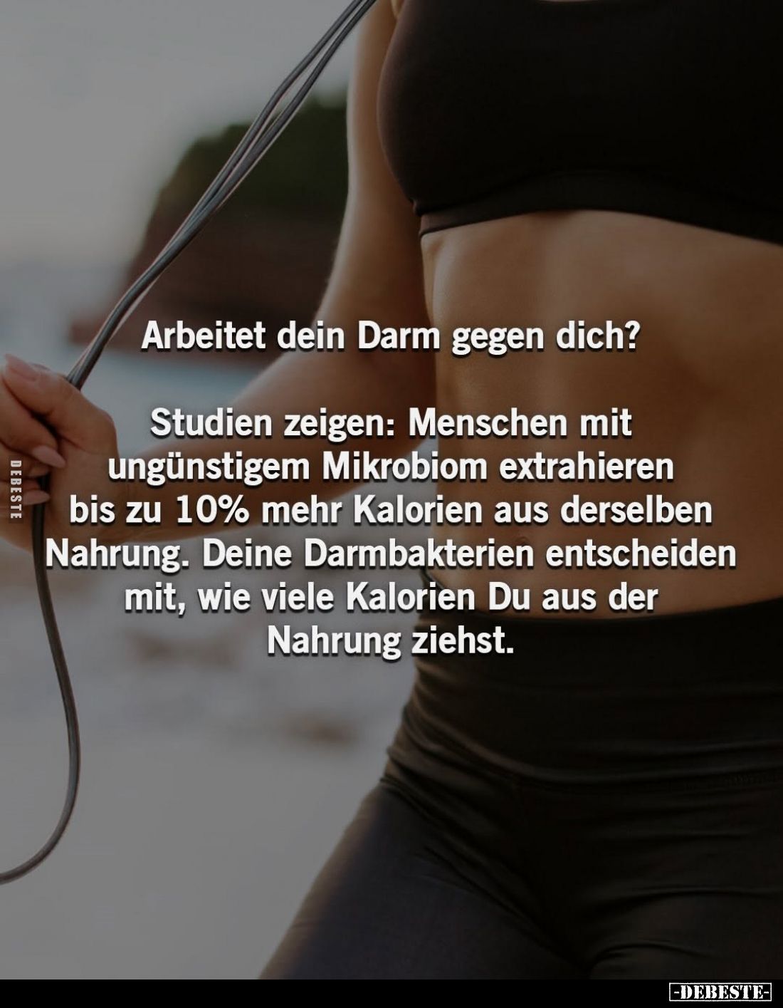 Arbeitet dein Darm gegen dich? -
Studien zeigen: Menschen mit ungünstigem Mikrobiom extrahieren bis zu 10% mehr Kalorien aus...