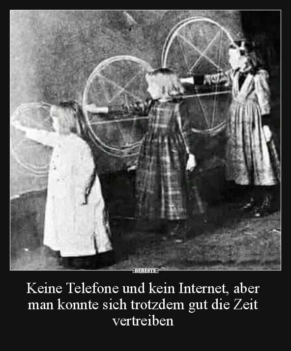 Keine Telefone und kein Internet, aber man konnte sich.. - Lustige Bilder | DEBESTE.de