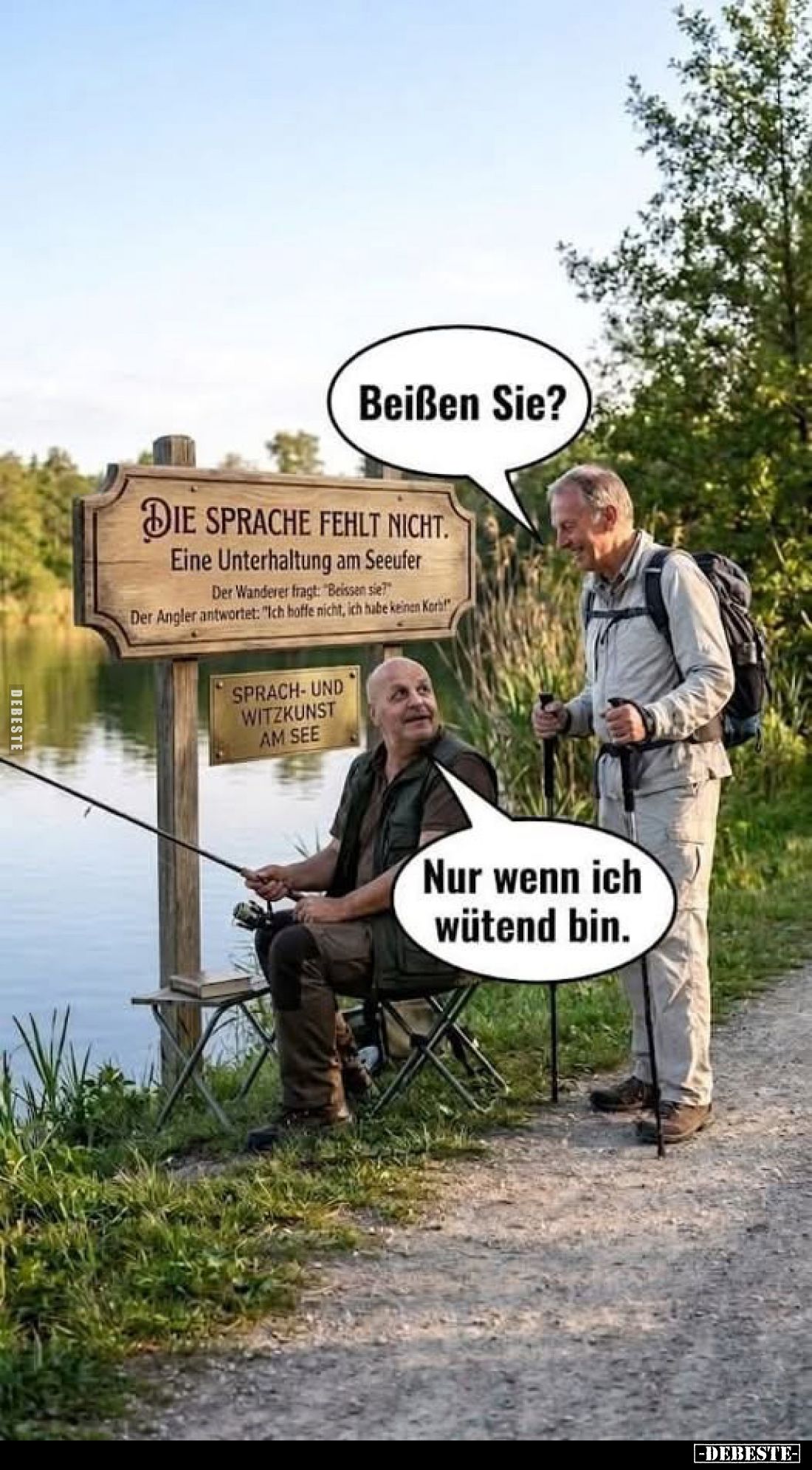 Beißen Sie?
-
Nur wenn ich wütend bin.