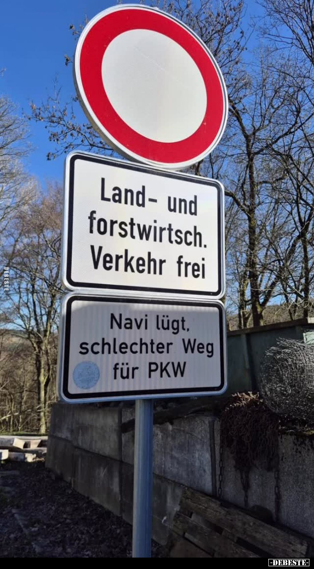 Navi lügt. schlechter Weg für PKW... - Lustige Bilder | DEBESTE.de