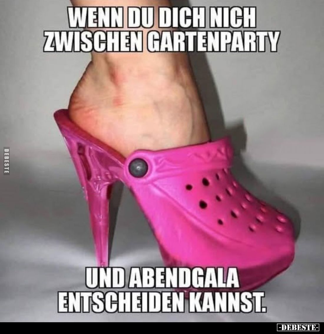 Wenn du dich nich zwischen Gartenparty und Abendgala entscheiden kannst.