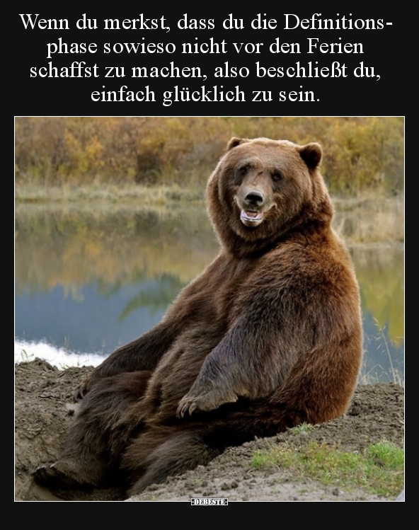 Wenn du merkst, dass du die Definitionsphase sowieso nicht.. - Lustige Bilder | DEBESTE.de