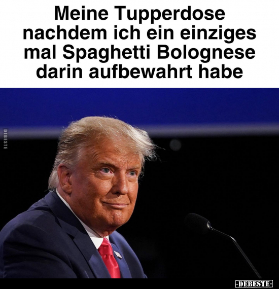 Meine Tupperdose nachdem ich ein einziges mal Spaghetti.. - Lustige Bilder | DEBESTE.de