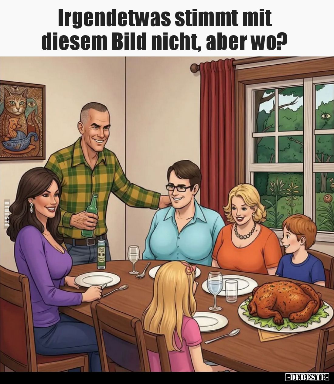 Irgendetwas stimmt mit diesem Bild nicht, aber wo?