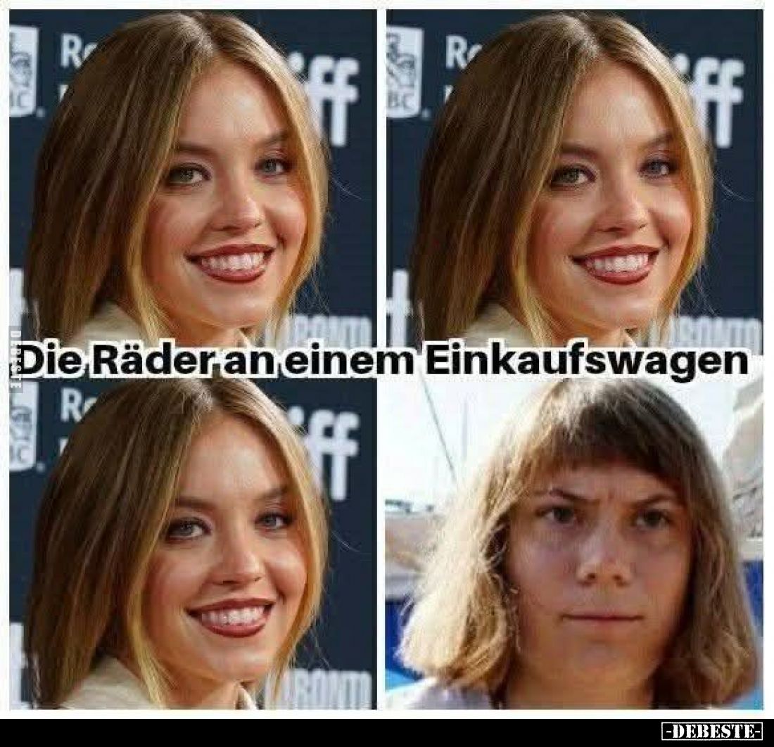 Die Räder an einem Einkaufswagen... - Lustige Bilder | DEBESTE.de