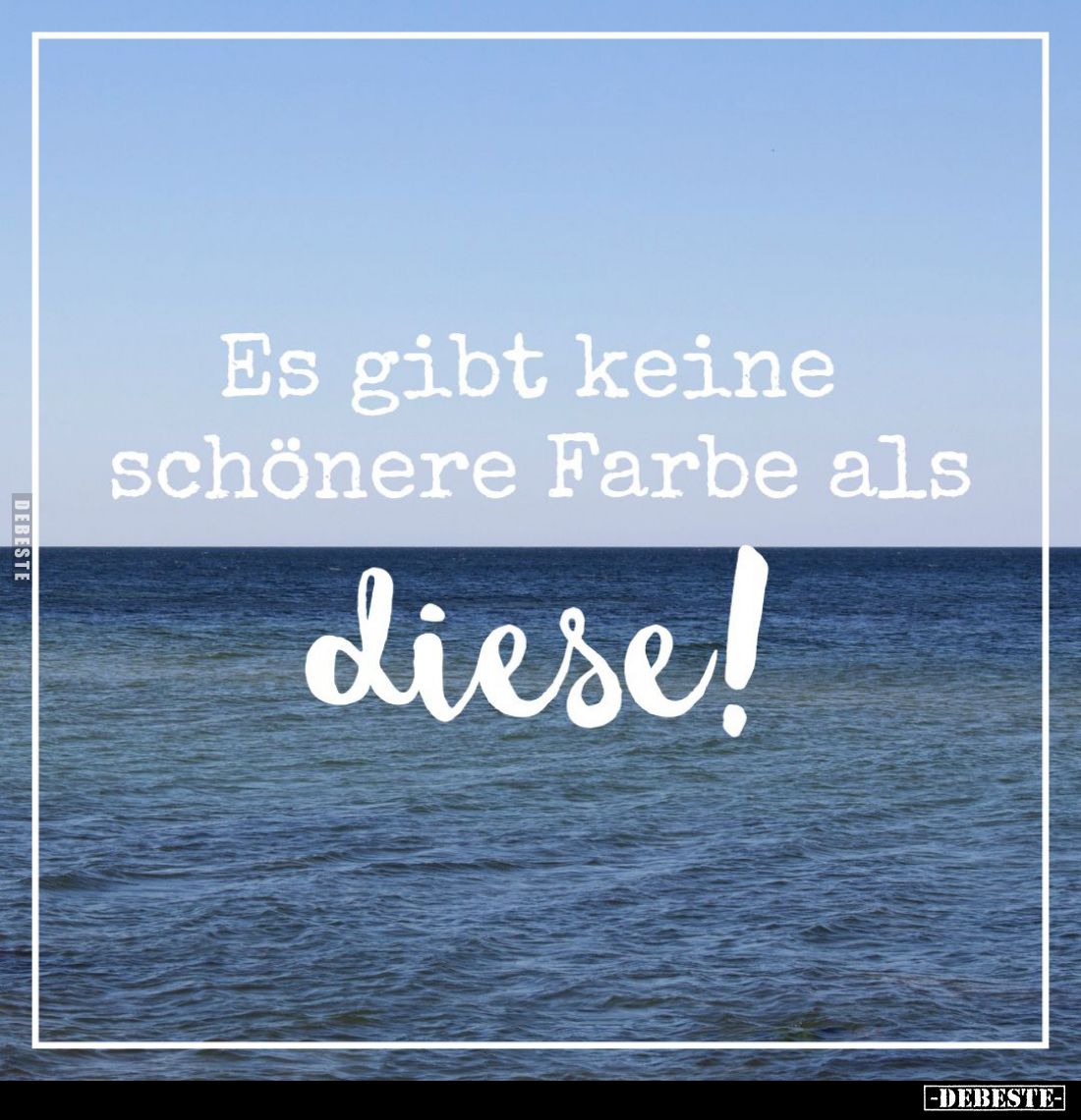 Es gibt keine schönere Farbe als diese!