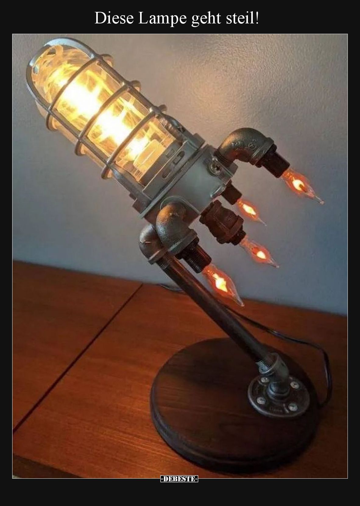 Diese Lampe geht steil!.. - Lustige Bilder | DEBESTE.de