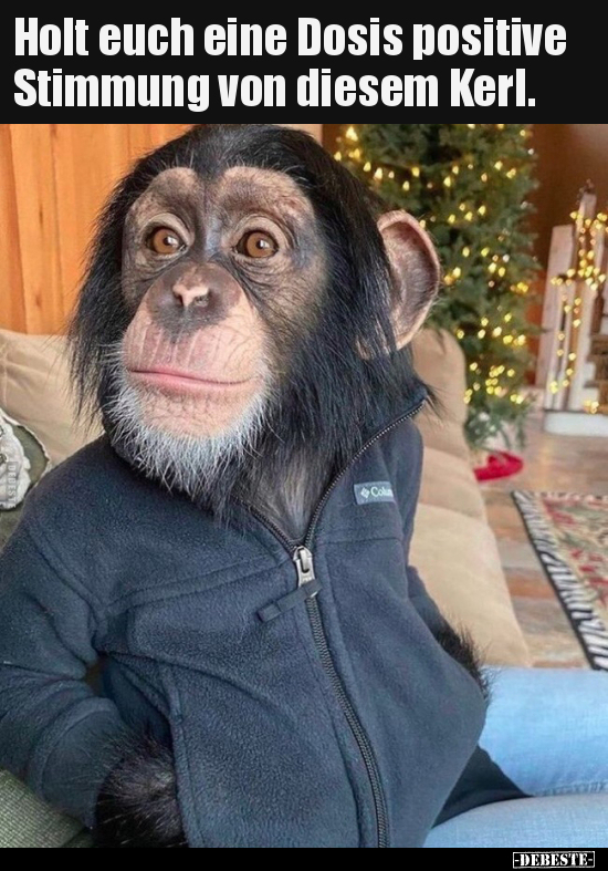 Holt euch eine Dosis positive Stimmung von diesem Kerl...