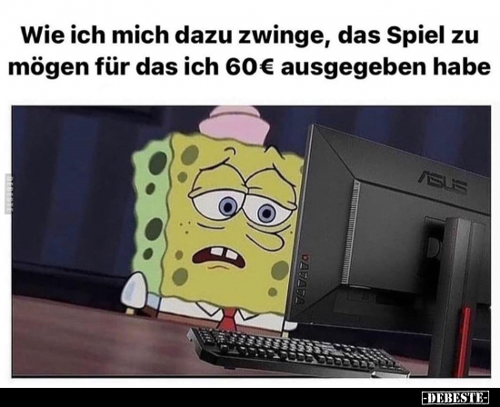 Wie ich mich dazu zwinge, das Spiel zu mögen für das ich..