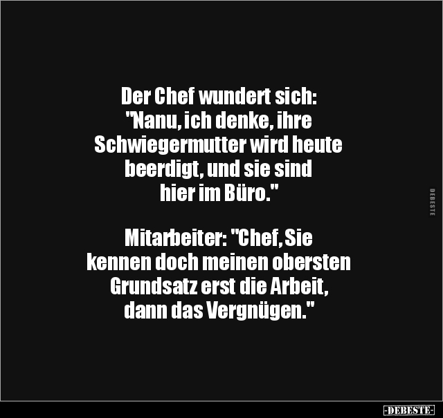 Der Chef wundert sich.. - Lustige Bilder | DEBESTE.de