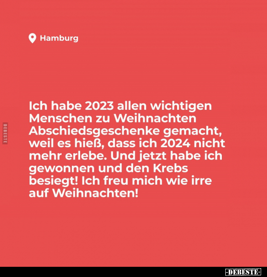 Ich habe 2023 allen wichtigen Menschen zu Weihnachten.. - Lustige Bilder | DEBESTE.de