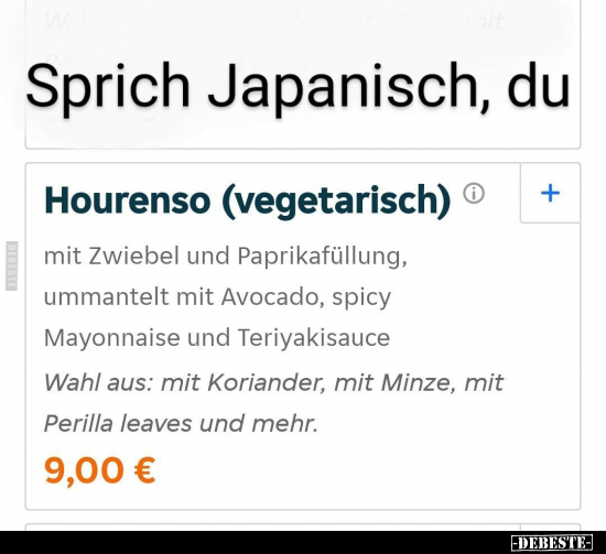 Sprich Japanisch, du.. - Lustige Bilder | DEBESTE.de