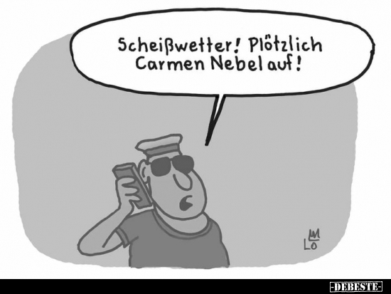 Schei*ßwetter! Plötzlich Carmen Nebel auf!.. - Lustige Bilder | DEBESTE.de