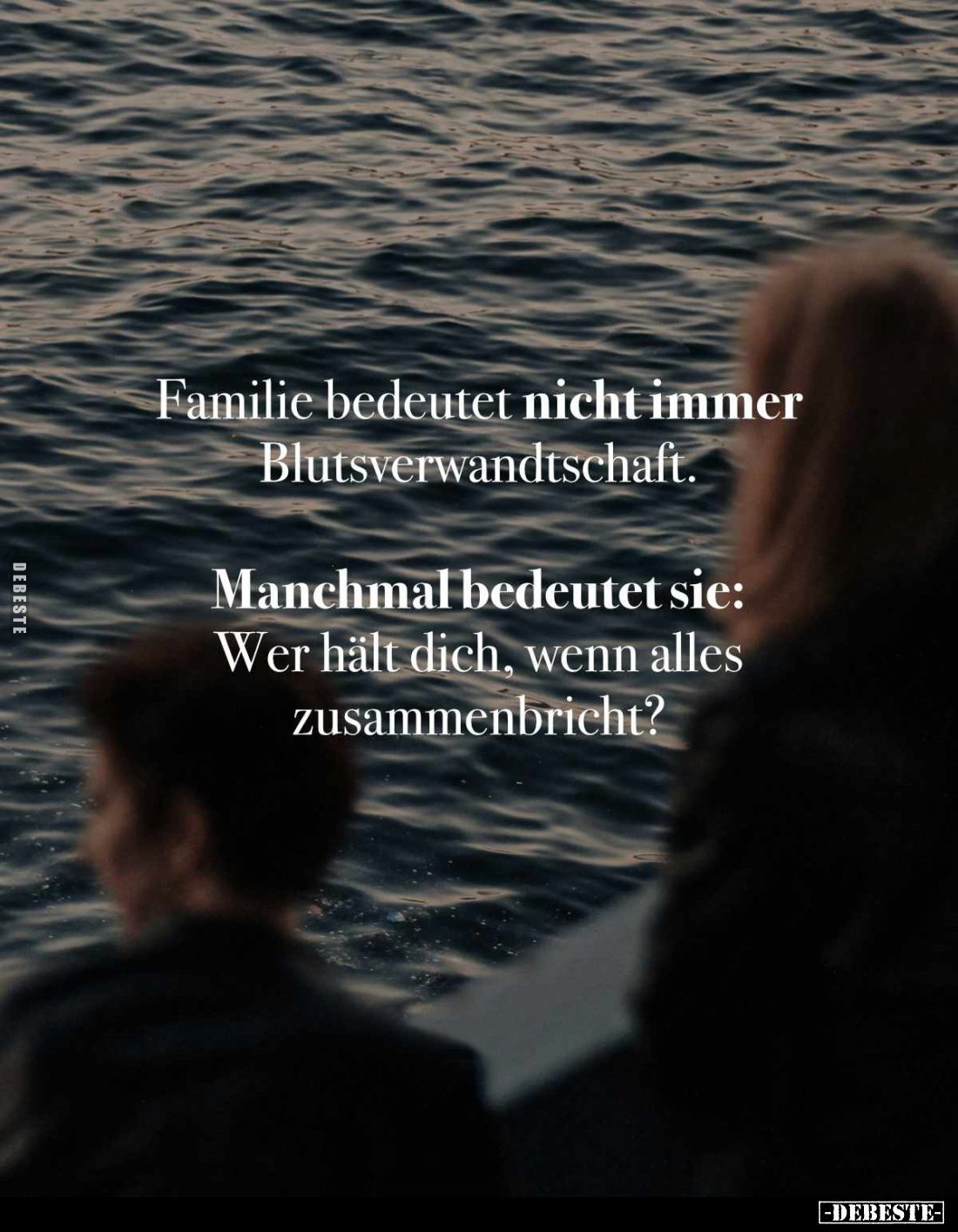 Familie bedeutet nicht immer Blutsverwandtschaft.
Manchmal bedeutet sie: Wer hält dich, wenn alles zusammenbricht?