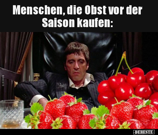 Menschen, die Obst vor der Saison kaufen.. - Lustige Bilder | DEBESTE.de