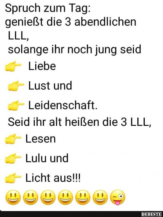 Ich mache einen Nachtspruch draus...