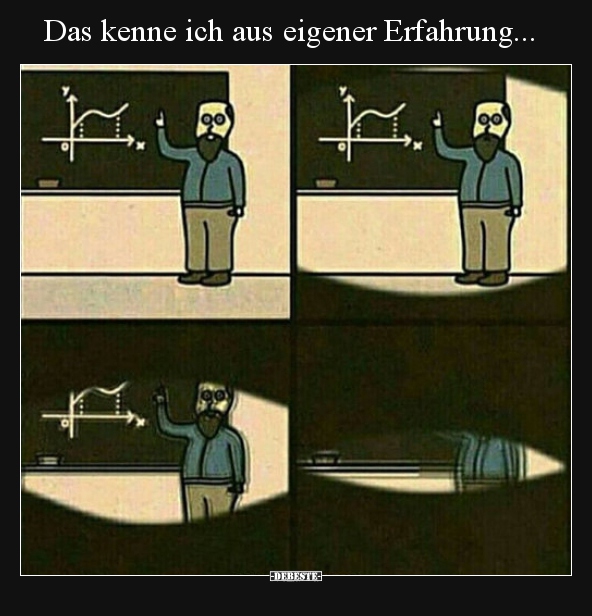 Das kenne ich aus eigener Erfahrung...