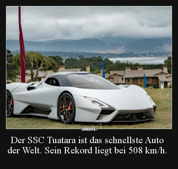 Der SSC Tuatara ist das schnellste Auto der Welt. Sein.. - Lustige Bilder | DEBESTE.de