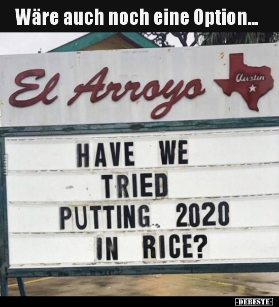 Wäre auch noch eine Option...