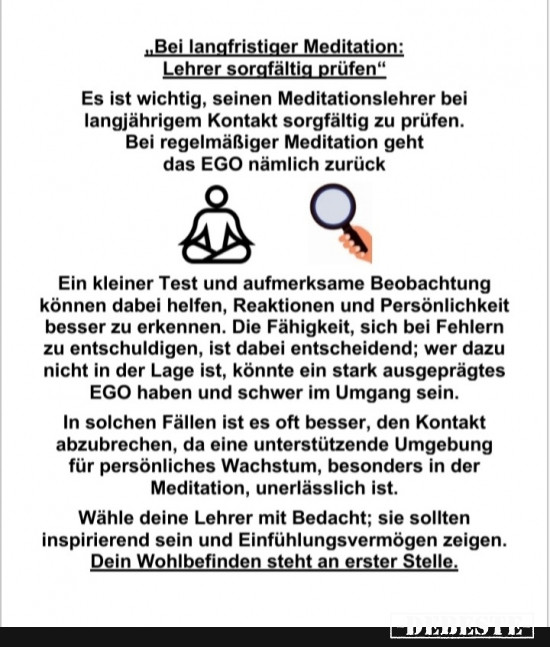 Meditations Lehrer Test - Lustige Bilder | DEBESTE.de